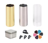 Slide per chitarra, slitta il tubo di chitarra,Slider per chitarra da 60 mm | Kit di per strumenti musicali per esibizioni e pratica dal, miglioramento del tono