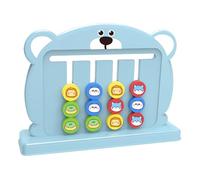 Slide Puzzle Board Game, Double-Sided Challenge Toy, Early Learning Brain Teaser, Parent-Child Interactive Puzzle, Sturdy Design, Crafted with Sturdy, Wear-Resistant Material