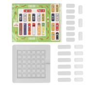 Slide puzzle game logic pensante di allenamento parcheggio auto il labirinto tosato gioco sfida il giocattolo da tavolo da slitta per bambini