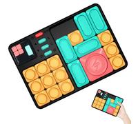 Slide Puzzle Games - Portable Mind Teaser Toy, Logic Skill Builder | Console di portatile per bambini adulti, gioco di pensiero educativo che migliora la concentrazione di memoria di messa a fuo