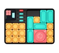 Slide Puzzle Games - Set Di Puzzle Scorrevole Magnetico, Gioco Portatile Interattivo | Puzzle Elettronici Scorrevoli per E Adulti Migliorano Le Abilità Di Risoluzione Probl