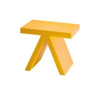 SLIDE tavolino sgabello TOY in polietilene per interni ed esterni 50x35xH42 cm