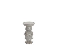 SLIDE Tavolino Side Table Design Moderno | Arredo Interni & Esterni | Comodino d'Appoggio Salotto e Giardino | Colore Grigio