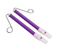 Slide Whistle for Young Ones 2 Pack | ABS & Metal Secure Musical Instrument | Train Mouth Muscles & Music Sense | Easy Play Toy for Youngsters/Early Education/Presents (Viola)
