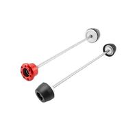 Slider Anticaduta per Perno Ruota Anteriore E Posteriore per Ducati Monster 796 1100 1100S 1100 Evo/Streetfighter 848/SBK 848 Evo Tamponi Paratelaio Crash Protector(Anteriore Posteriore)