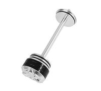 Slider Asse Crash Compatibile Con Per R1200RT R RS LC 2014-2018 Per R1250GS LC Per ADV 2019-2021 RT 2019-2020 Anticollisione Forcella Asse Ruota Posteriore Moto(B Silver)