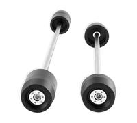 Slider Asse Forcella Ruota Compatibile Con DUCATI Per MULTISTRADA 950 2017-2021 Foderi Anticaduta Telaio Moto Anteriore Asse Posteriore Copri Forcella Protezioni Antiurto(Silver)