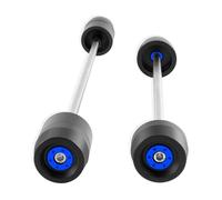 Slider Asse Forcella Ruota Compatibile Con DUCATI Per MULTISTRADA 950 2017-2021 Foderi Anticaduta Telaio Moto Anteriore Asse Posteriore Copri Forcella Protezioni Antiurto(Blue)
