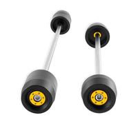 Slider Asse Forcella Ruota Compatibile Con DUCATI Per MULTISTRADA 950 2017-2021 Foderi Anticaduta Telaio Moto Anteriore Asse Posteriore Copri Forcella Protezioni Antiurto(Gold)