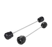 Slider Asse Forcella Ruota Compatibile Con Triumph Per Scrambler 1200 XC 2019-2023 Foderi Asse Anteriore Posteriore Moto Protezioni Anticollisione Forcella Ruota Boccole Bilancieri(Front Rear)