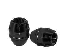 Slider Asse Ruota Compatibile Con Yamaha Per PCX150 125 Per XMAX250 300 Moto Forcella Anteriore Ruota Protezione Dagli Urti Tubo Scarico Telaio Slider Anti-collisione(Black)