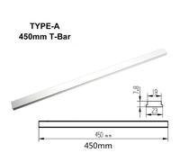 Slider barra a T 100 mm/200 mm/300 mm/450 mm lega di alluminio mitra ricambio ma