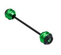 Slider Crash Anteriore Posteriore Protezione Per Asse Ruota Forcella Anteriore Posteriore Per BMW M1000XR M1000 XR M 1000 2023-2025, Antiurto Telaio Slider Forcella(Verde,Posteriore)