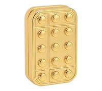Slider di Punta di Punta, Metallo Multifunzionale Artigianale a Portata di Puscio Tavolo per Mano Impegnata (Gold)