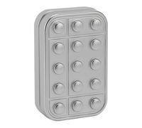 Slider di Punta di Punta, Metallo Multifunzionale Artigianale a Portata di Puscio Tavolo per Mano Impegnata (Silver)