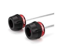 Slider Forcella Asse Ruota Anteriore E Posteriore Moto Protezione Anticaduta Per Aprilia RS 660 RS660 TUONO660 Tuono FACTORY 2021-2025 Tamponi Paratelaio Protezioni(ROSSO,Anteriore+posteriore)