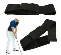 Slider Golf Training Aid - Adjustable Golf Swing Trainer Training Aid Elastic Gesture Alignment for Men Women Beginners for Swing Correcting Improve Swing Stability, Unisex