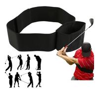 Slider Golf Training Aid, Elastic Fit, Black, Regolabile Swing Correcting Arm Band Lightweight And Easy to Fold, for Men Women Boys Beginners Golfers, Improve Swing Stability