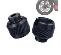 Slider - Lega di alluminio, protezione crash pad ruota anteriore 2X, attrezzatura di sicurezza per moto | Cursori anticaduta, per motociclette, ciclomotori, scooter, la maggio