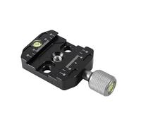 Slider Nodal in alluminio con livelli integrati, morsetto a sgancio rapido per treppiede per fotocamera, compatibile con piastre QR, regolazione per fotografia professionale (50N)