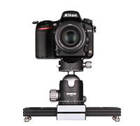 Slider per fotocamera - 23 cm di smorzamento idraulico Slider per riprese video, fotocamera Track Slider con smorzamento regolabile e blocco di sicurezza per fotocamere, telefoni Gopro (9")