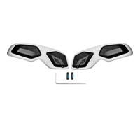 Slider per puntale per stivali Alpinestars SMX-6 V2, neri e bianchi, 2 pezzi.