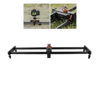 Slider per Telecamera Motorizzato, Binario per Stabilizzatore Video per Videocamera in Lega di Alluminio Regolabile da 62 Cm per la Telecamera SLR Mirrorless