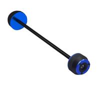 Slider telaiomoto Per Z650 2017-2024 Per Ninja650 2006-2017 Accessori Modificati Per Motociclette Kit Di Protezione Anticaduta Per Assi Forcella Ruota Anteriore E Posteriore(Blue,Rear)