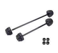 Sliderdel fotogramma Compatibile Con Ducati Per Monster 1200 1200S 1200R 2014-2020 Anti Collision Fall Slider Protezione Ruota Anteriore Posteriore(Black,1 Pair)