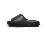Slides Carino Alto Morbido Spessa Suola Pantofole Donna Estate Moda Usura Pantofole Casa Casa Sandali Uomo Scarpe da Spiaggia Scarpe, Nero , 44/45 EU