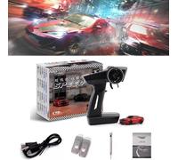 Slidey Boys - Auto Rc Drift da Tavolo, Turbo da Brivido, Drifty Boyz Rc Car Mini, Mini Auto Rc con Underglow, 1:76 Drifty Boyz Rc Car, L'Ultima Esperienza di Drift, C75 Red
