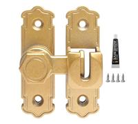 Sliding Door Latch - Privacy Protection Locking Kit, Interior Door Safety Clasp | Rustproof Steel Security Fastener, No-Drill Mount Bracket, Perfect for Kitchen, Dorm, Bedroom Use