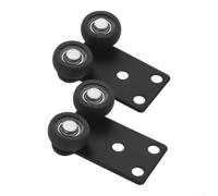 Sliding Door Rollers 2Pcs Silent Nylon Wardrobe Wheels(2PCS) | Ultra-quiet operation, sound-absorbing tech, silent per glide, peaceful home environment, no disruptive noise