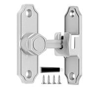 Sliding Exit Lock, Garage Slide Latch, Screen Door Hook, Sturdy Materials Easy to Install Adjustable Versatile Application for Outdoor, 3,15 x 2,56 x 0,16 pollici