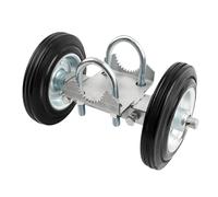 Sliding Gate Wheels, 600lb Load Capacity, 10,63 x 7,87 x 7,87 Inches Chain Link Fence Rollers, Heavy Duty Plate Caster, Sturdy Hardware Accessories for Driveway Entrance Doors