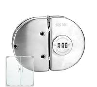 Sliding Glass Door Lock | No-Drill Replacement Latch | Locks Sliding Glass Doors | for Apartment Room Trailer Hotel Closet Camper Patio Rv Commercial Home