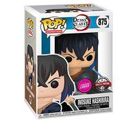 Sliding Monkey Funko Pop! Animation: Demon Slayer - Inosuke Hashibira Special Edition Floccato Chase 875 - Esclusivo pacchetto di 3 pezzi Heavy Duty Sorter e Pop Protector, Standard (SM-875C)