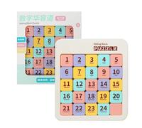 Sliding Puzzle Magnetico - Rompicapo magnetico scorrevole con numeri - Giochi divertenti e giocattoli per feste,per Adulti, per Ragazzi, per Ragazze, per Casa, per Viaggi, per Campeggio, per Scuola, p