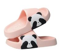 Slifori di panda, cartone animato cartone animato Slifori di panda per donne, sofferenza morbida non slittata, di punta aperta, scarpe da casa al coperto per, 38-39