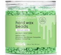 Sliick COCONUT MELON HARD WAX BEADS - Perle di Cera Dura Profumate al Cocco e Melone, Ideale per Ceretta Brasiliana, Viso e Corpo - Compatibile con Scaldacera Tradizionale e Starter Kit Sliick