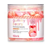 Sliick GUMMY BEARS HARD WAX BEADS Orsetti di Cera Dura Profumati alla Fragola e Pesca, per ceretta brasiliana da micronde. Usala con la Tazza in Silicone di Sliick