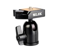 SLIK SBH-100 DQ - Testa a sfera compatta con sgancio rapido, supporta 1 kg, colore: Nero (618-324)
