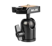 SLIK SBH-120 DQ Compact Ballhead 120 con sgancio rapido - Supporta 2 kg), nero (618-325)