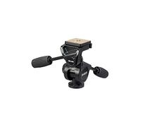 SLIK SH-807E - Testa inclinabile a 3 vie, colore: Nero (618-807)