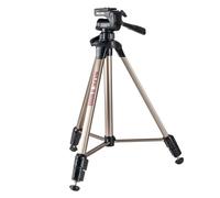 Slik Treppiede U9000 con testa effetto fluido a 3 vie e livella a bolla integrata, argento