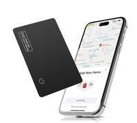 Slim Airtag, Smart Wallet Tracker Card 1,6 mm, Apple MFi Certified, IP68 impermeabile, (IOS Only) GPS Item Finder, applicabile a Find My APP