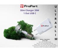 Slim Carica Batterie 20W 1 Out USB-C - PP738B201C