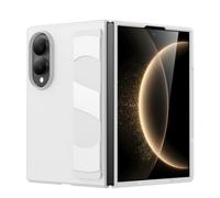 Slim Case for Samsung Galaxy Z Fold 8 Wide Phone Hard PC Shockproof | For Samsung Galaxy Z Fold 8 Wide Case Grip Silicone Strap, Ultra-Thin Hard PC Case, Protective Cover(Beyaz)