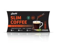 SLIM COFFEE. Ottimo per il metabolismo lipidico. Con colina, garcinia cambogia, estratto di caffè verde, vitamine B e caffeina | Aumenta l'energia e il controllo dell'appetito | 30 porzioni