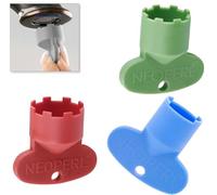 Slim Faucet Key Pack Installa Coin & Perlator Aerator Neoperl Hidden Standard Junior Slim Size Tom Thumb Mounting Service Keys 3 Pack